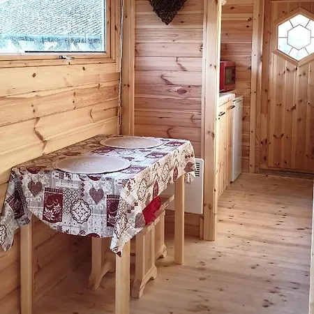 Chalet White Wood Tiny House *