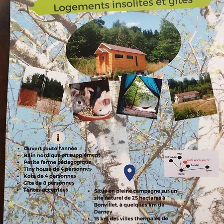 White Wood Tiny House * Darney