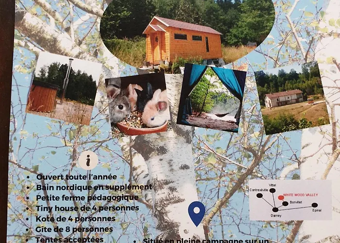 White Wood Tiny House * Darney